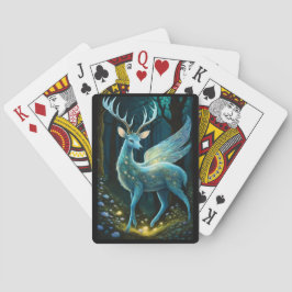 Magical Winged Deer Spielkarten