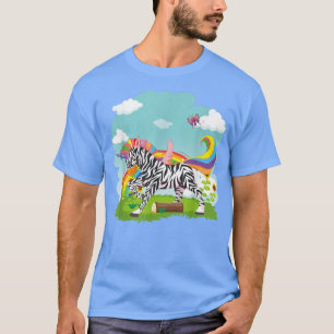 Magical Zebracorn Fairytale Magical Animal Unicorn T-Shirt