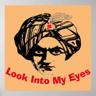 Magician Gesicht, fügen Sie Text Poster