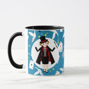 Magician Girl Show Birthday Party Tasse