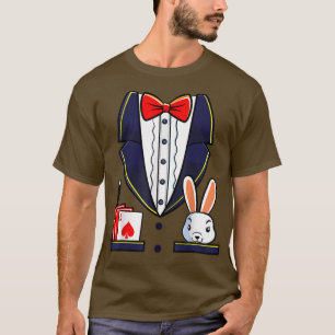 Magician Kostüm Halloween Magie Show Männer Frauen T-Shirt