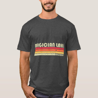 MAGICIAN SEE MICHIGAN Funny Fishing Camping T-Shirt