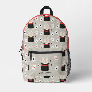 Magician Zauberer Kinder Schule für benutzerdefini Bedruckter Rucksack