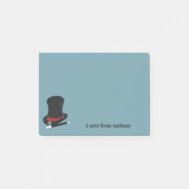 Magicians Hat and Magic Wand Personalisiert Post-it Klebezettel