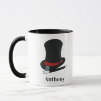 Magicians Hat and Magic Wand Personalisiert