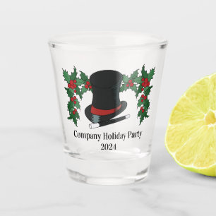 Magicians Hat and Magic Wand with Holly Schnapsglas