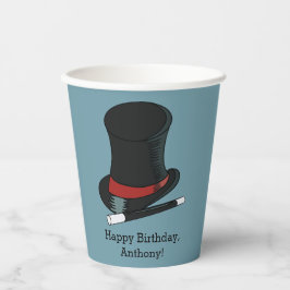 Magicians Hat Magic Show Birthday Party Pappbecher