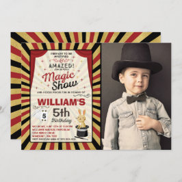 Magicien Invitation Anniversaire Magique Show Part