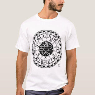 Magick Circle Mandala T - Shirt von Oberon Zell