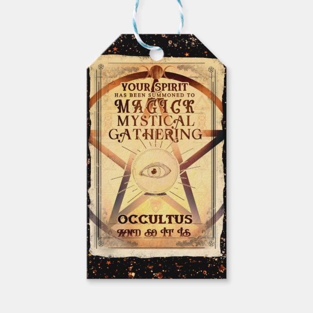 Magick Mystical Ansammlung Fortune Teller Eye Part Geschenkanhänger (Vorderseite)