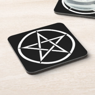 Magick Pentagram Pentacle - Getränkeuntersetzer