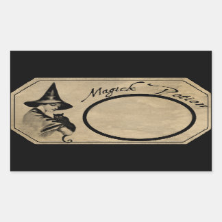 MAGICK POSITION ETIKETT RECHTECKIGER AUFKLEBER