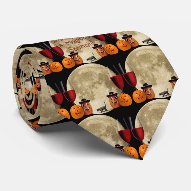 Magickal Samhain Krawatte (Gerollt)