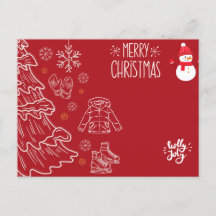 Magie de Noël : Cartes Joyeuses avec Motifs de vac