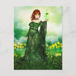 Magie der Clover Postkarte