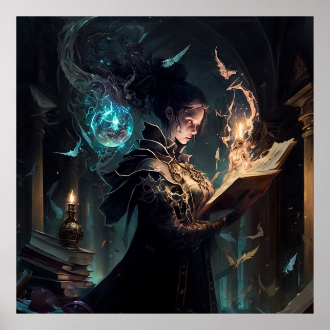 Magie der Dunklen Akademie Poster (Vorne)