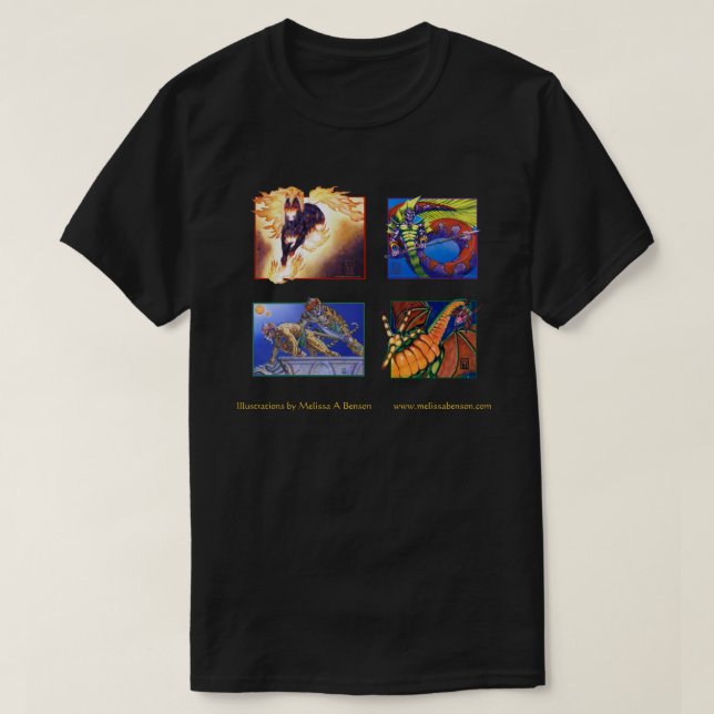 Magie: Der T - Shirt der Ansammlung (Design vorne)