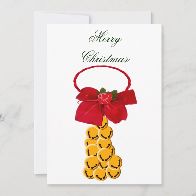 Magie der Weihnachtskarte Feiertagskarte (Vorderseite)