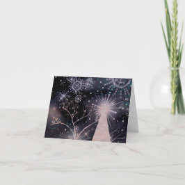 Magie des neuen Jahres Karte