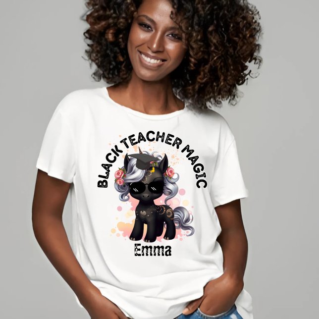 Magie des Schwarzen Lehrers T-Shirt (Von Creator hochgeladen)