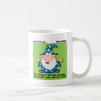 Magie des technischen Supports Kaffeetasse