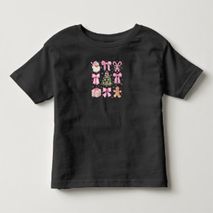 "Magie des Weihnachtsmanns und der Dinosaurier" Kleinkind T-shirt