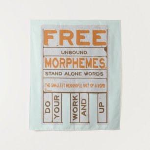 Magie e Regel PHONICS Englisch lernen Wandteppich