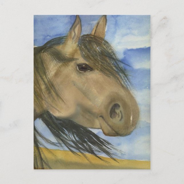 Magie, ein Amerikaner Mustang Postkarte (Vorderseite)