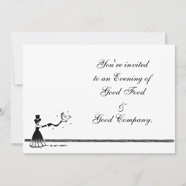 Magie Einladung (Vorderseite)