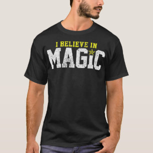 Magie Ich lebe in Zauberkünstler Zauberkunst Premi T-Shirt
