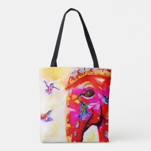 "Magie in allen Größen" Kolibris u. Elefant-Druc Tasche