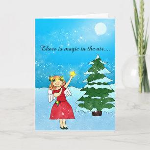 Magie in der Air Weihnachtskarte Karte