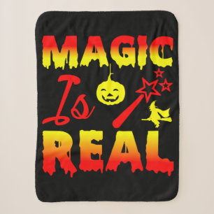 Magie ist echter Halloween Pumpkin Hexe Zauber Wan Sherpadecke