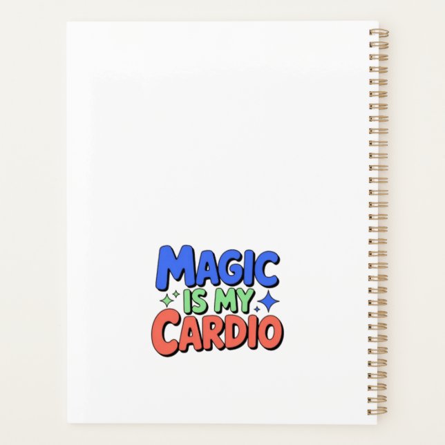 Magie ist mein Cardio-Planer Planer (Rückseite)