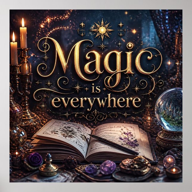 Magie ist überall Enchanted Glow Poster (Vorne)