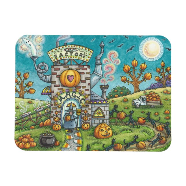 Magie mystique Factory HALLOWEEN Magnet (Horizontal)