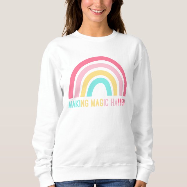 Magie passieren lassen sweatshirt (Vorderseite)