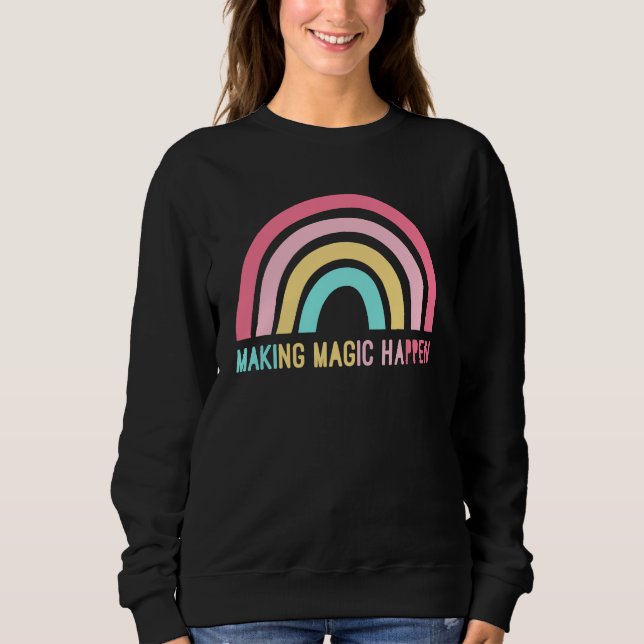 Magie passieren lassen sweatshirt (Vorderseite)