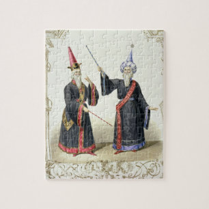 Magier am Karneval in Berlin, 1836 (Farbe