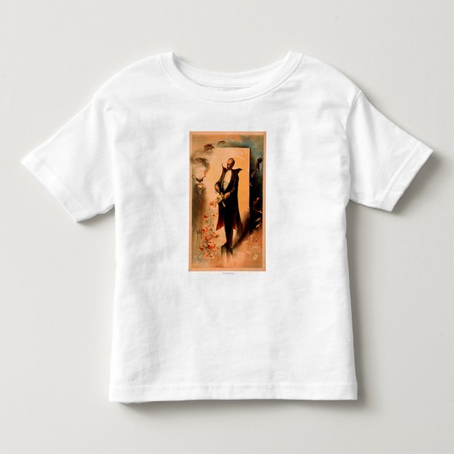 Magier, der Rosen Hut-Plakat herauszieht Kleinkind T-shirt (Vorderseite)