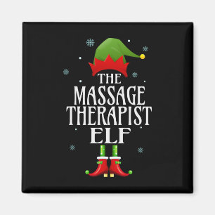 Magier Elf Xmas Funny Familie Matching Chri Magnet