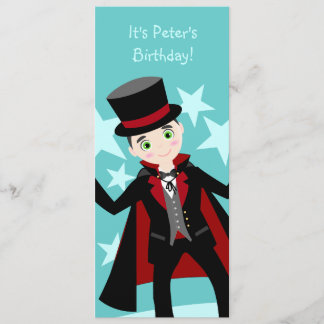 Magier-Geburtstagsfeier Einladung