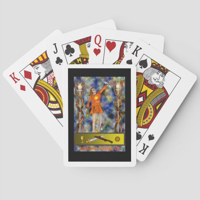 Magier - Karten spielen Spielkarten (Rückseite)