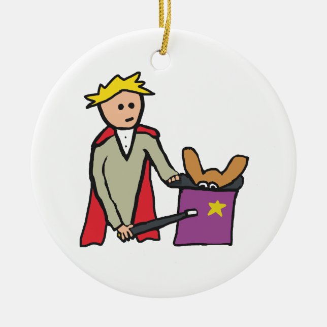 Magier Keramik Ornament (Vorne)