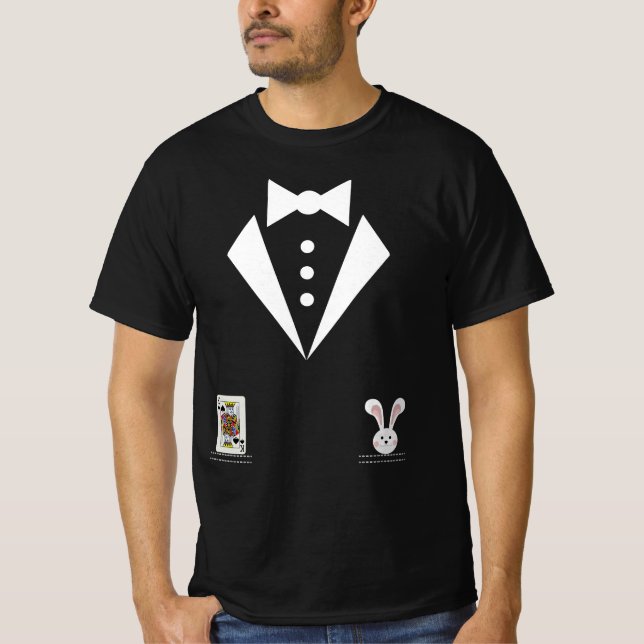 Magier Kostüm Halloween Magie Show Großartigste T-Shirt (Vorderseite)