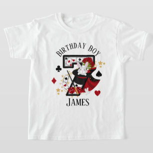 Magier Siebter Geburtstag Shirt Magie Geburtstag