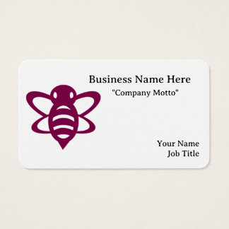 Maginta Minimalistisch Bee Business Card