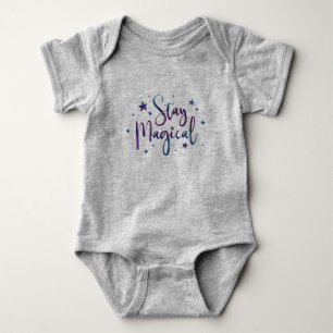 Magisch bleibe baby strampler