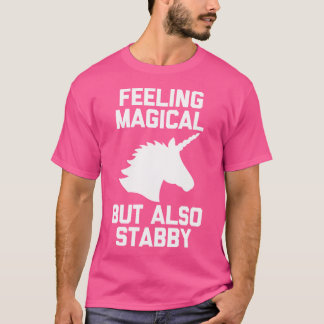 Magisch fühlen, aber auch stachlig Lustig Cute Uni T-Shirt