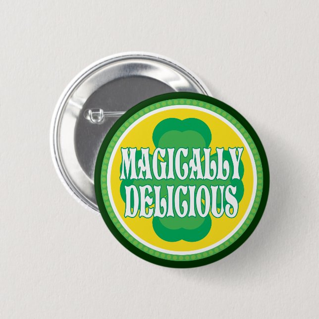Magisch köstlich button (Vorne & Hinten)